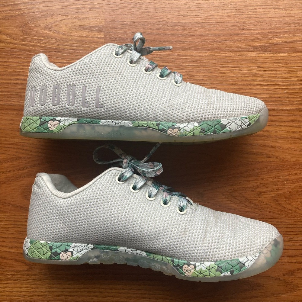 Green Succulent NoBull Trainers